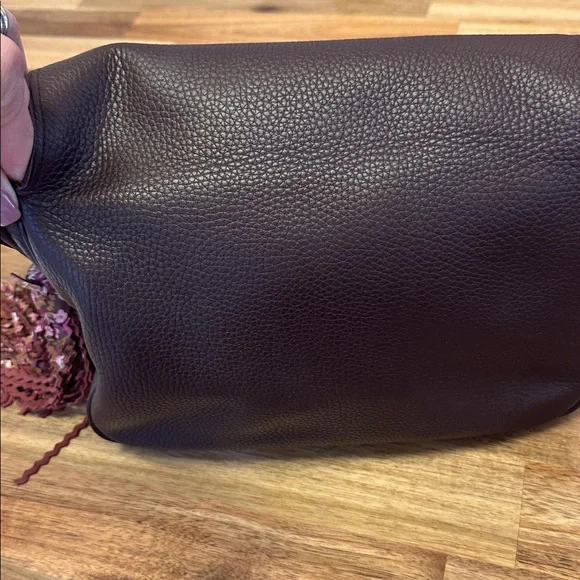 Elegant Pink and Brown Crossbody Bag - Picture 4 of 9